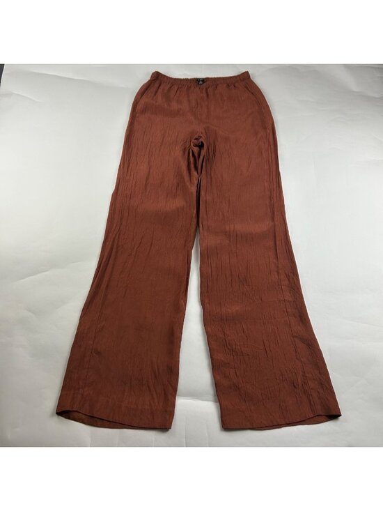 J. Crew Pants - TALL J. Crew Bronze Crinkle High Rise Wide Leg Summer Trouser XST